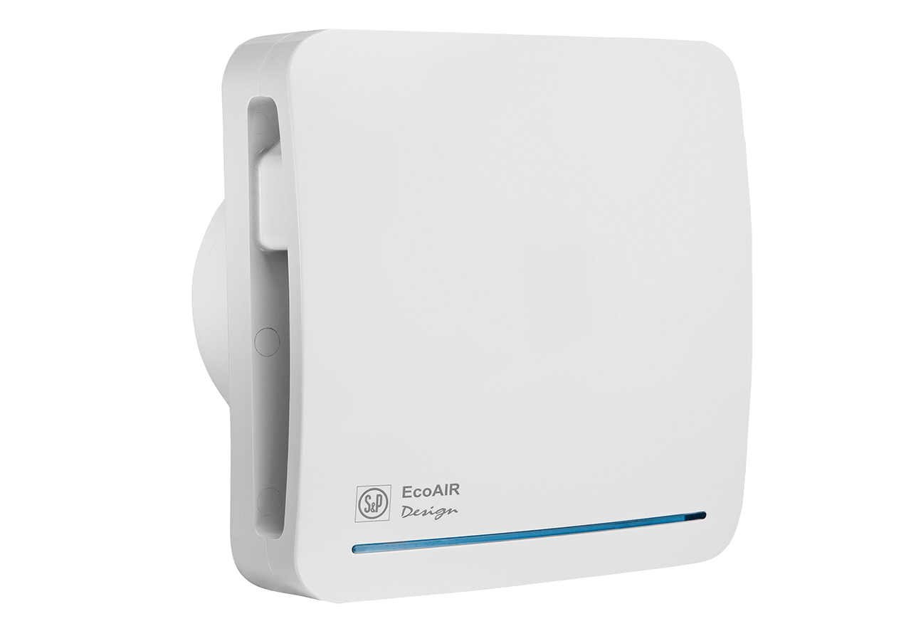 Ecoair design johdolla/ajastimella/kosteusanturilla