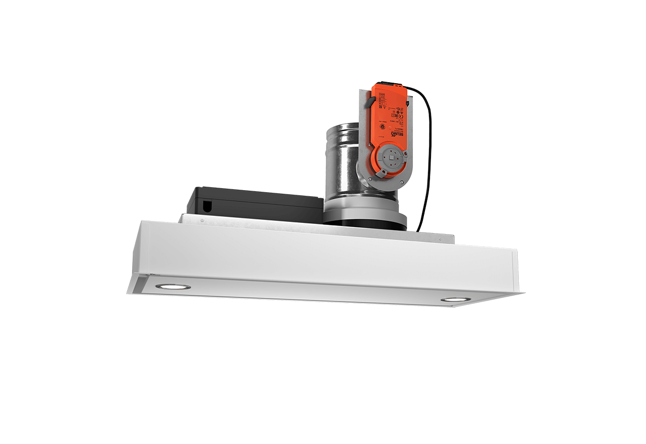 Metz Micro 750mm valkoinen ilmanvaihdon ohjaus/tehostus