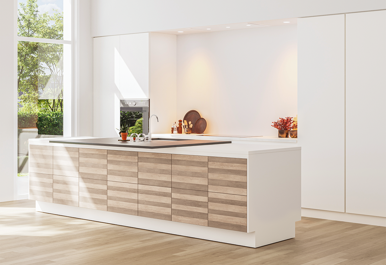 Passat II Medio 900mm valkoinen omalla moottorilla