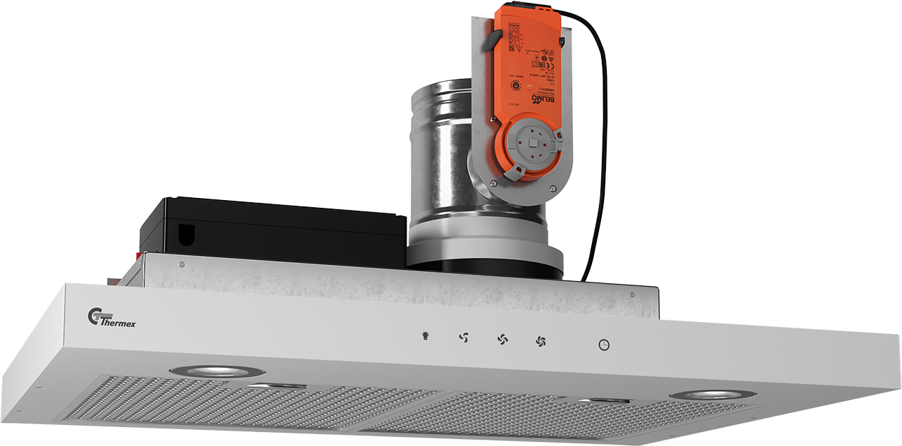 Super Silent GT 600mm valkoinen keskusilmanvaihtojärjestelmä