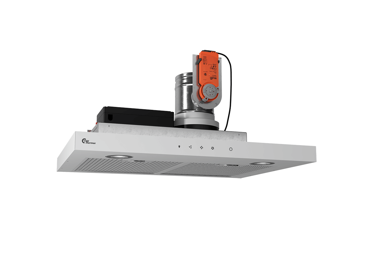 Super Silent GT 600mm valkoinen ilmanvaihdon ohjaus/tehostus