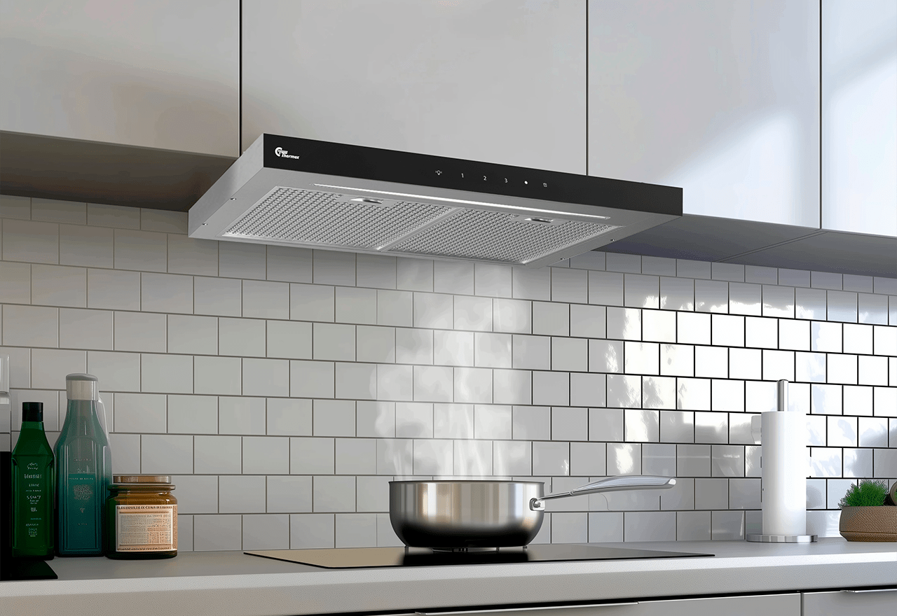 Super Silent GT - Raita, 60 cm, ruostumaton/musta