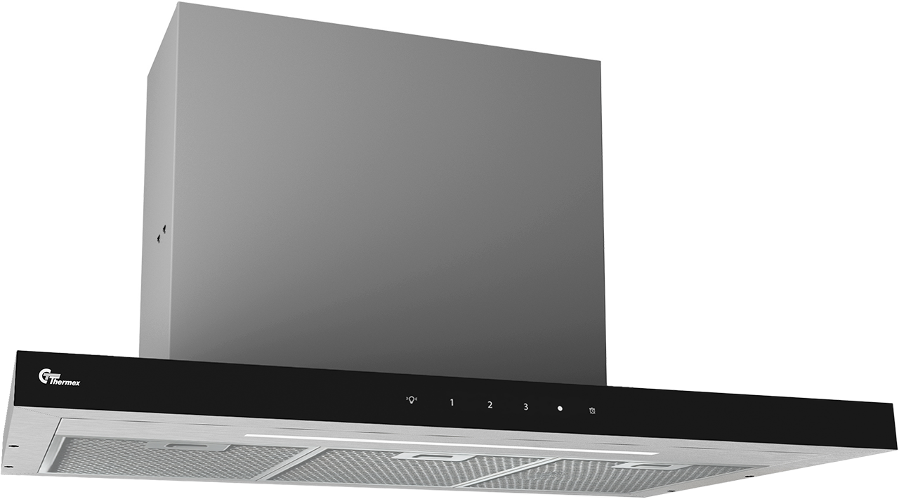 Super Silent GT - Raita, 80 cm, ruostumaton/musta