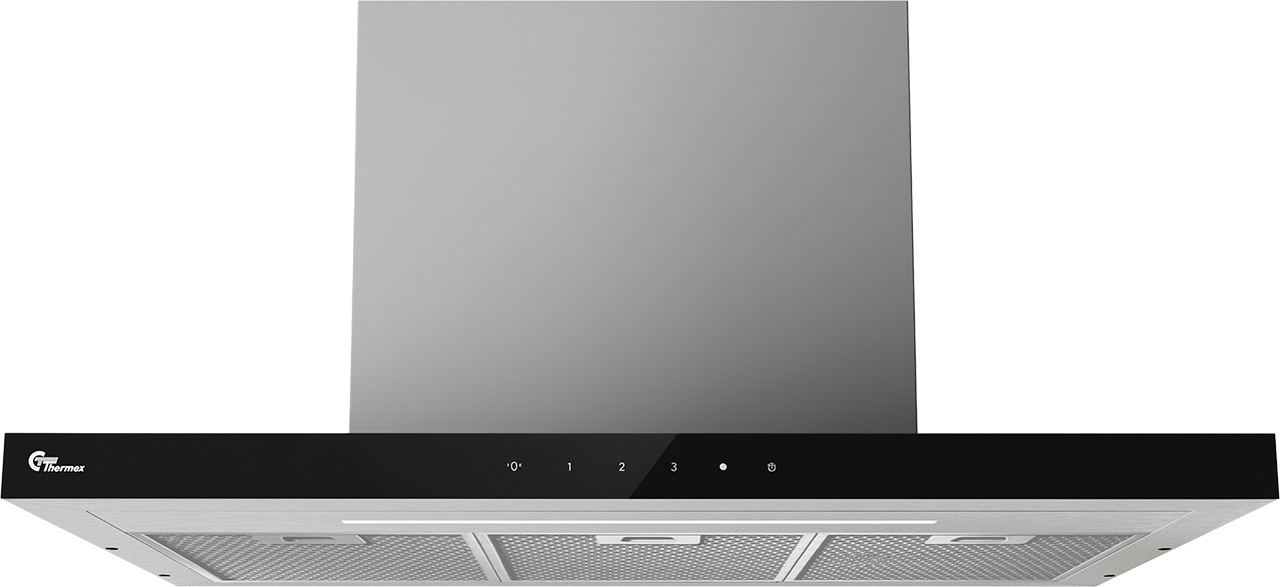 Super Silent GT - Raita, 80 cm, ruostumaton/musta