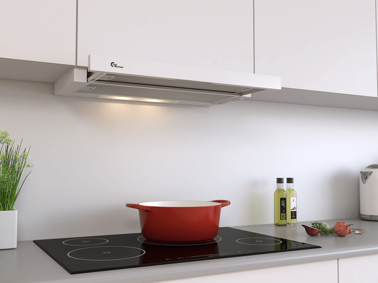 York III Lux 600mm valkoinen omalla moottorilla