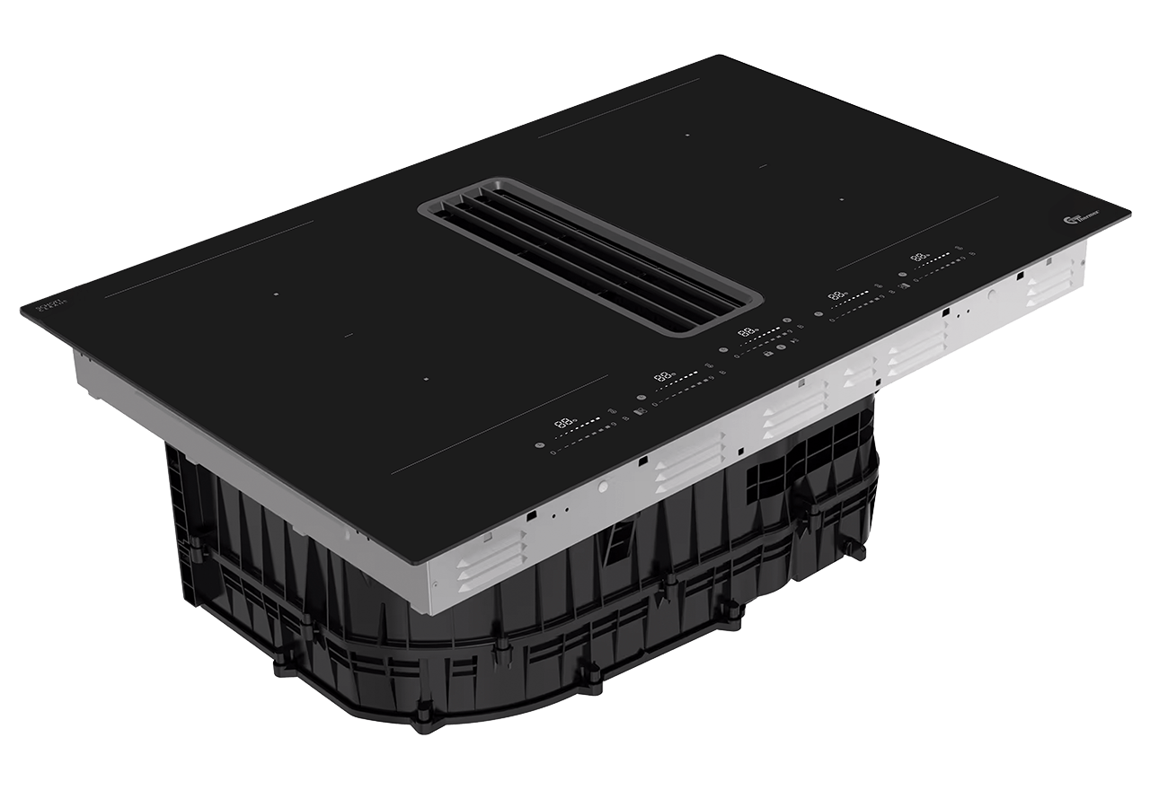 TXE80 induktioliesi sisäänrakennetulla liesituulettimella TXE80 induktioliesi sisäänrakennetulla liesituulettimella