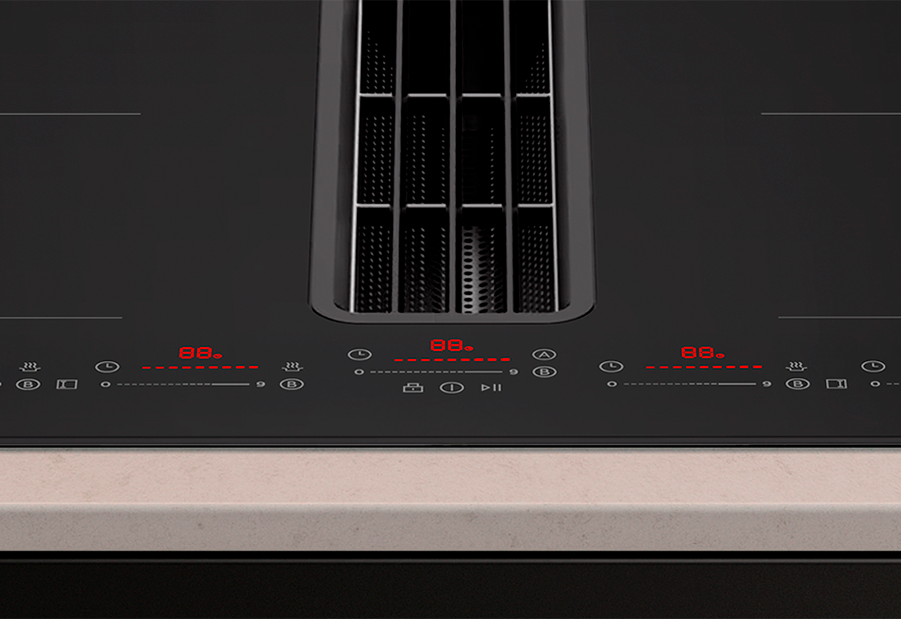 Downdraft One 80 cm hiilisuodattimella