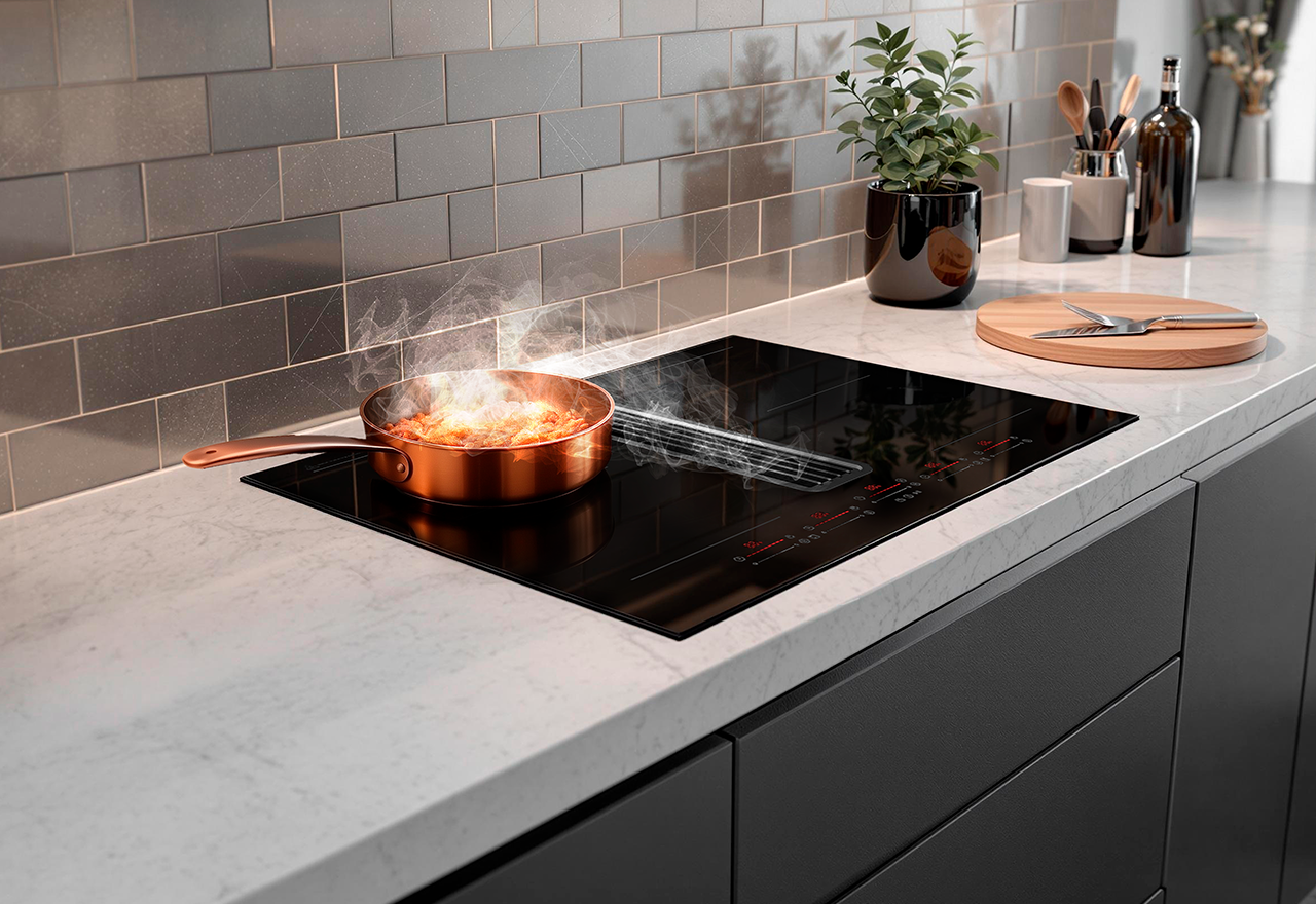 Downdraft One 80 cm hiilisuodattimella