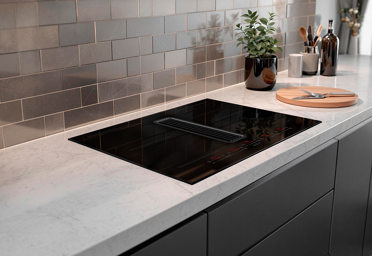 Downdraft One 80 cm hiilisuodattimella