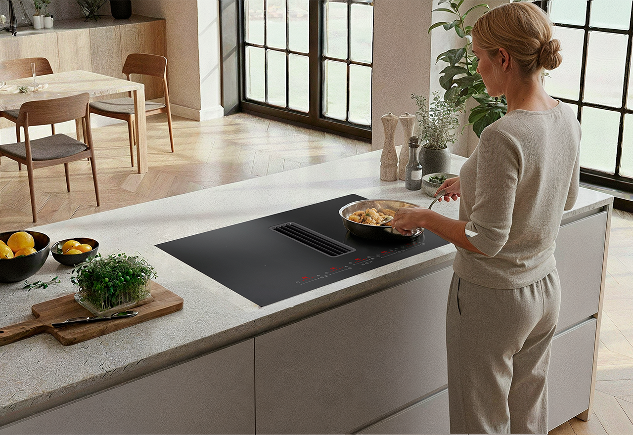 Copenhagen Matt liesitaso integroidulla liesituulettimella