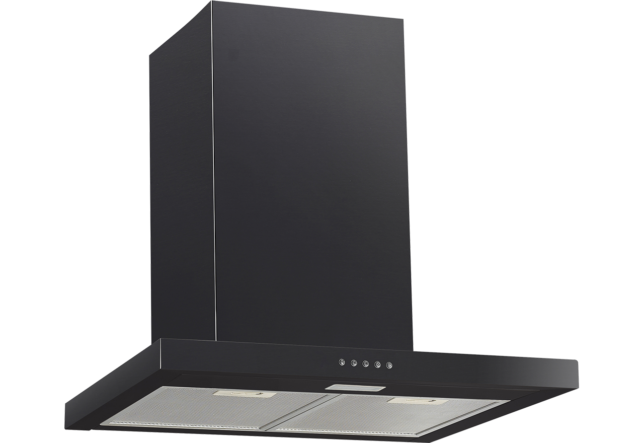 Stripe 60 - T shape - 60 cm, black, incl. carbonfilter Stripe 60 - T shape - 60 cm, black, incl. carbonfilter