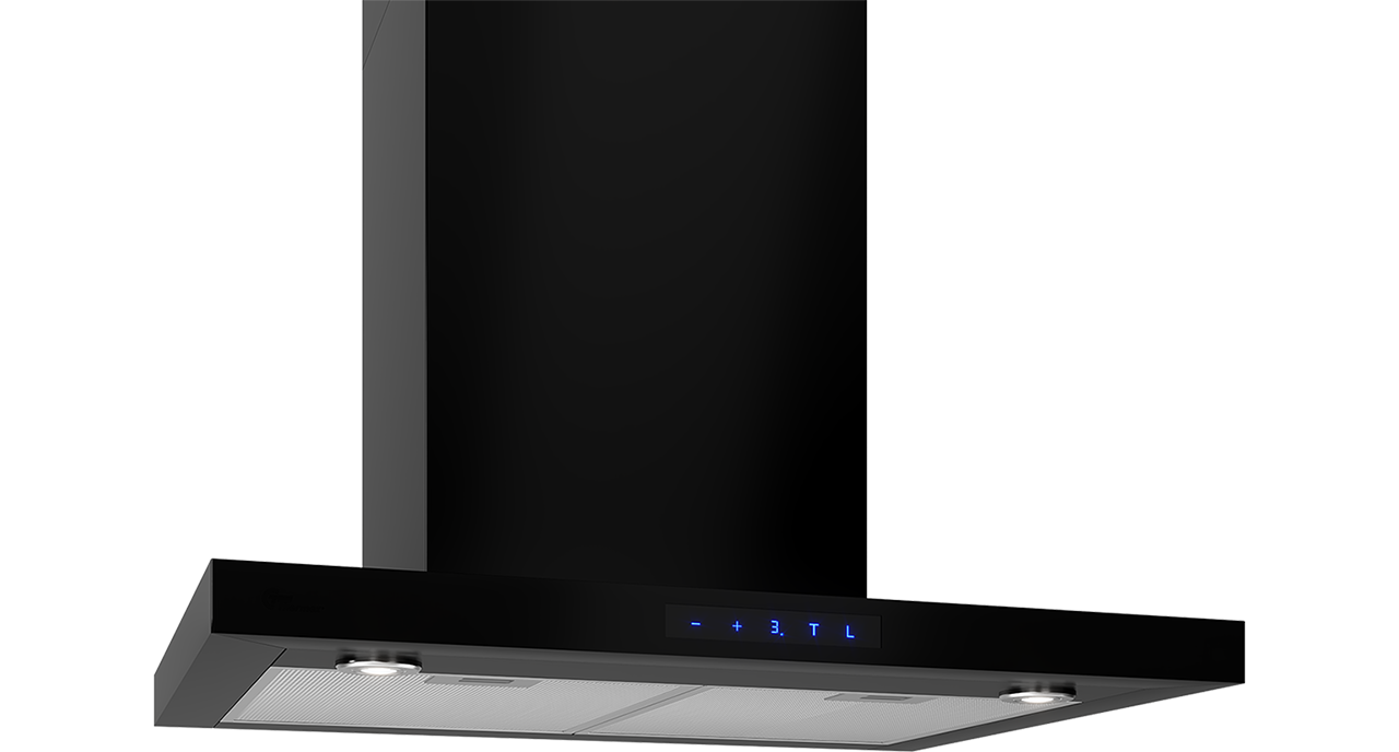 Harwich II seinä 600mm musta ulkoiselle moottorille