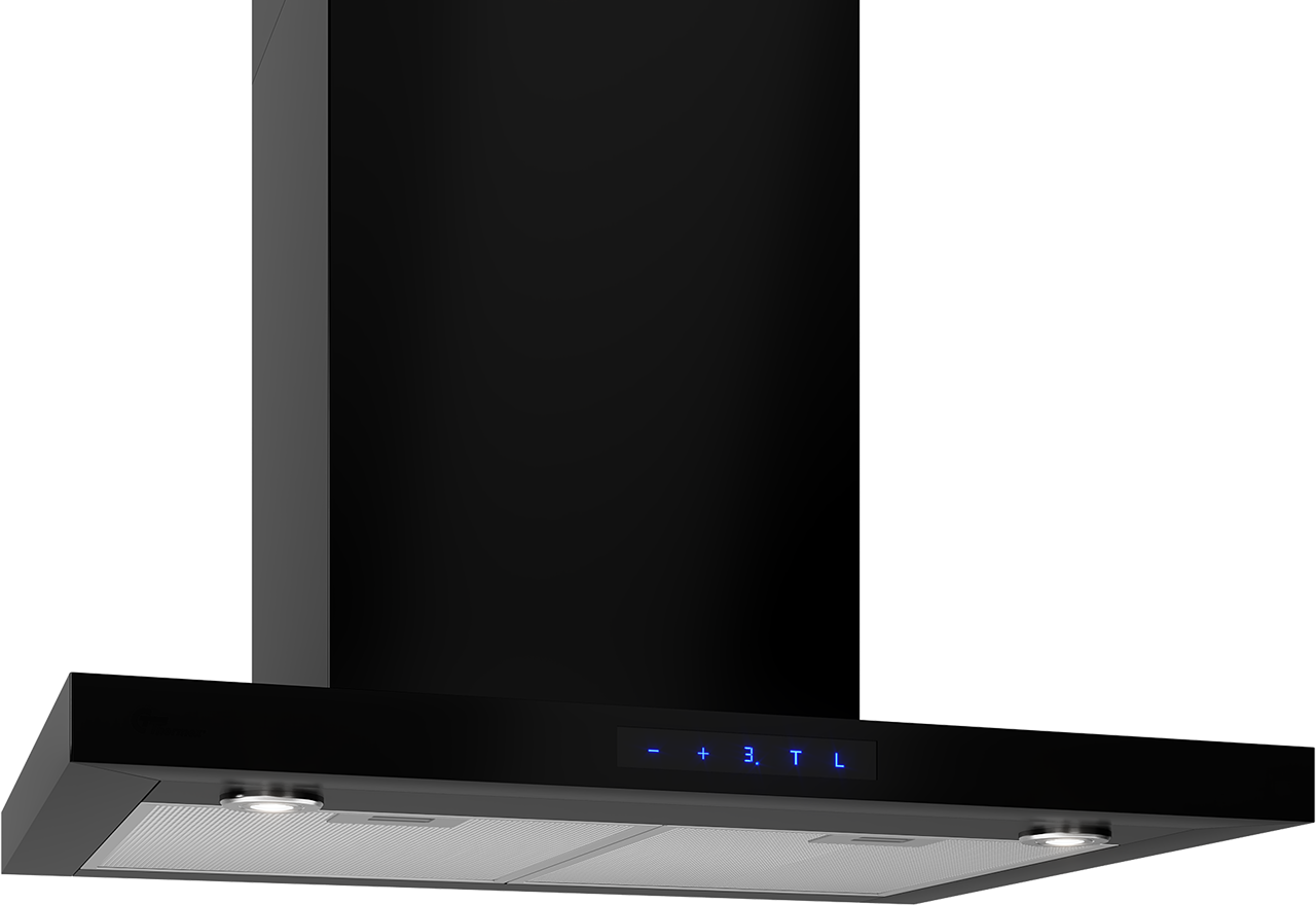 Harwich II seinä 600mm musta omalla moottorilla