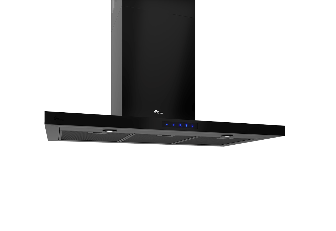 Harwich II seinä 900mm musta ulkoiselle moottorille