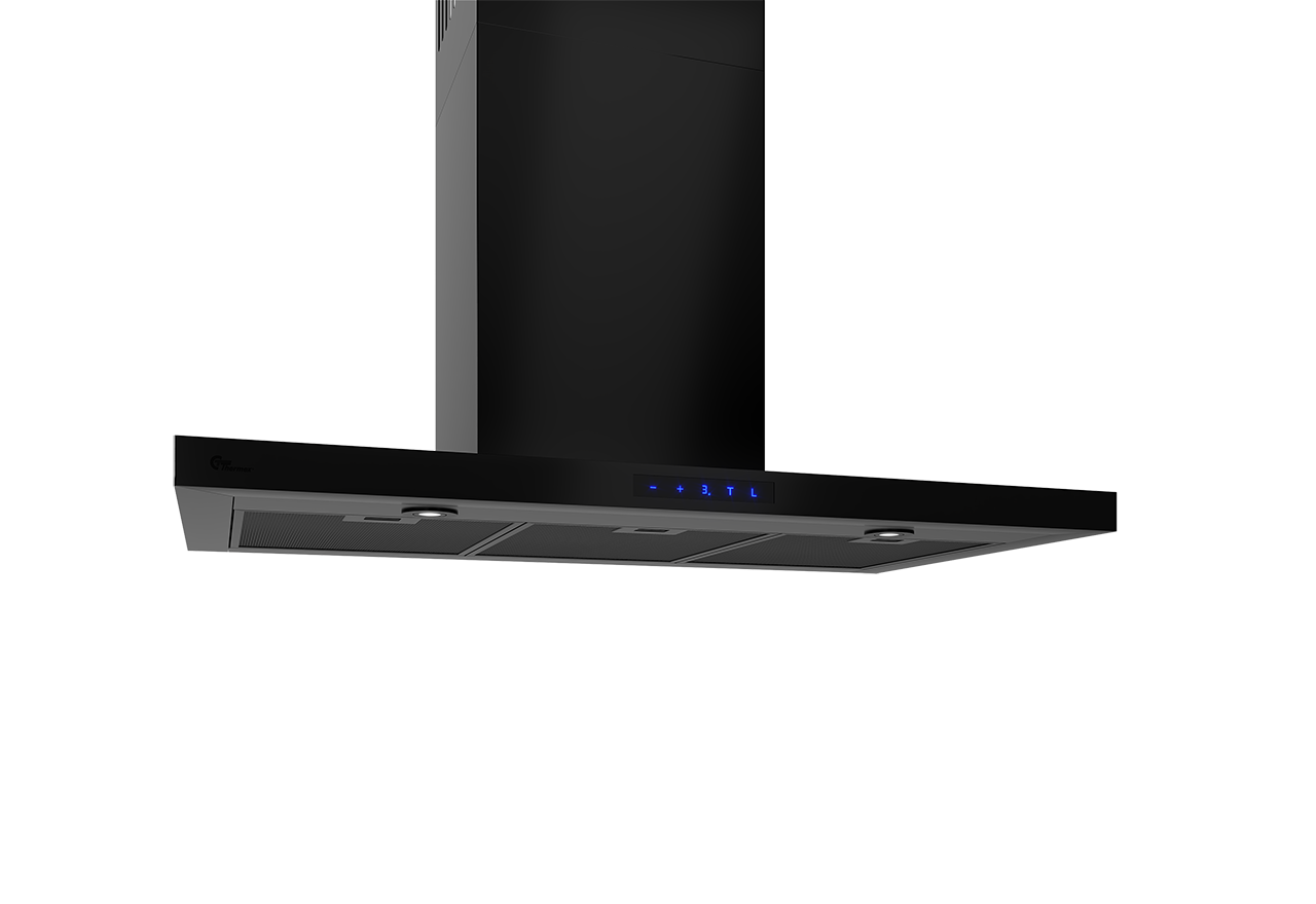 Harwich II seinä 900mm musta ilmanvaihdon ohjaus/tehostus Harwich II seinä 900mm musta ilmanvaihdon ohjaus/tehostus