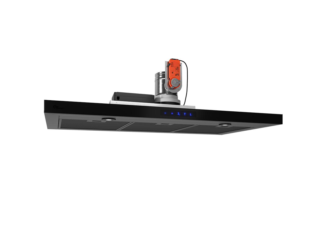 Harwich II seinä 900mm musta ilmanvaihdon ohjaus/tehostus Harwich II seinä 900mm musta ilmanvaihdon ohjaus/tehostus