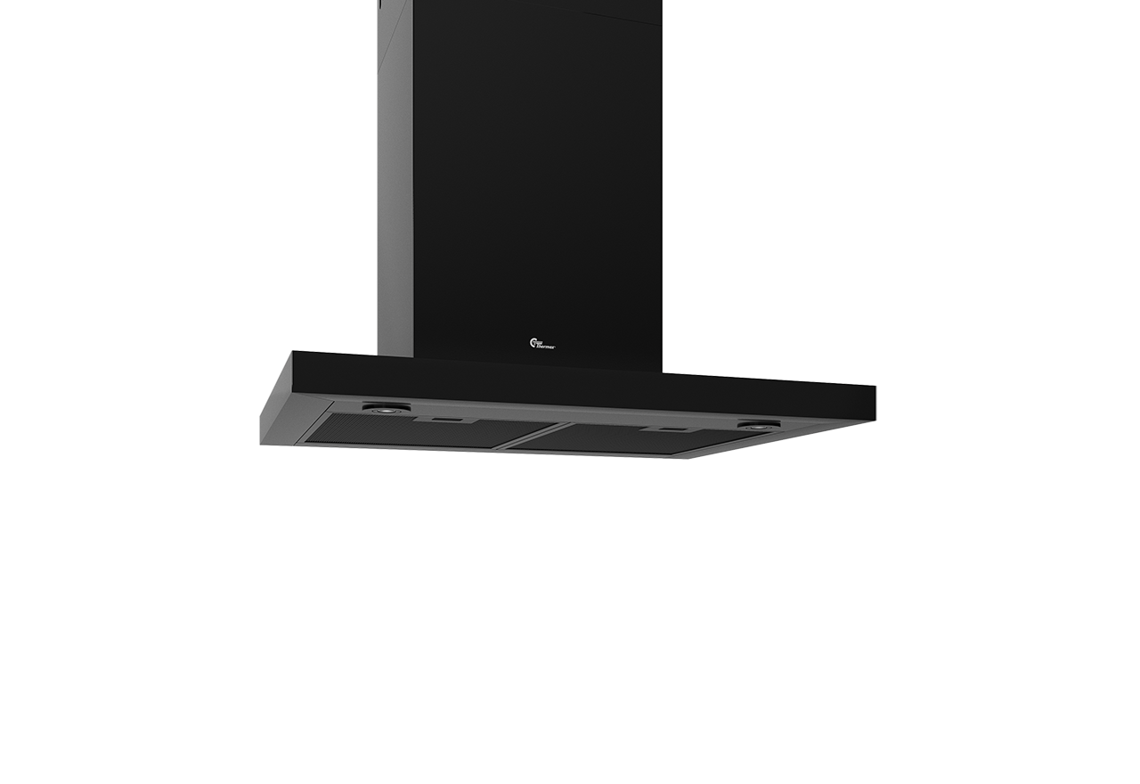 Design Line 8001 - 60 cm - seinä - musta - Smarthome