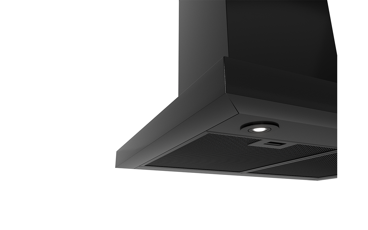 Design Line 8001 - 60 cm - seinä - musta - Smarthome