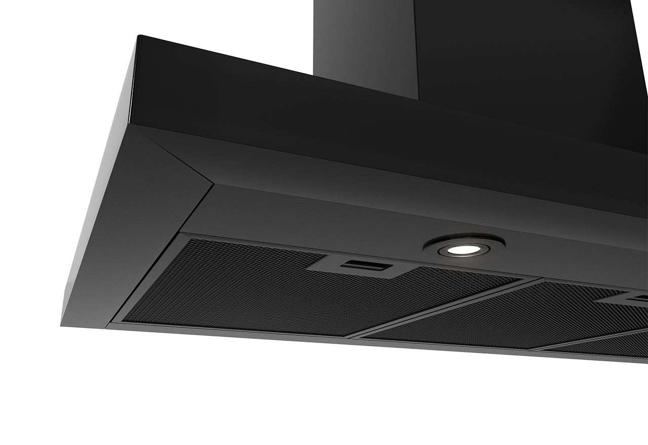 Design Line 8001 - 90 cm - seinä - musta - Smarthome