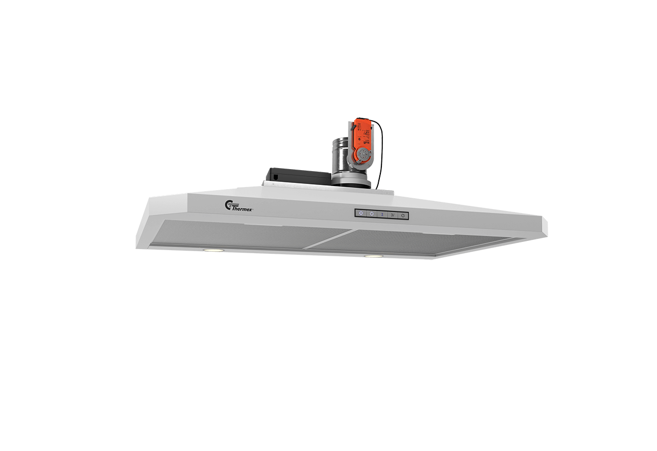 Decor 787 seinä 700mm valkoinen ilmanvaihdon ohjaus/tehostus