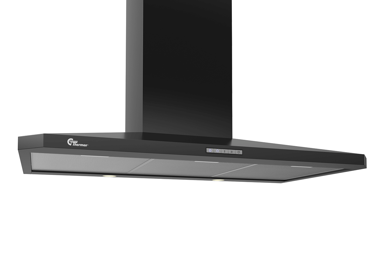 Decor 787 seinä 90 cm musta omalla moottorilla