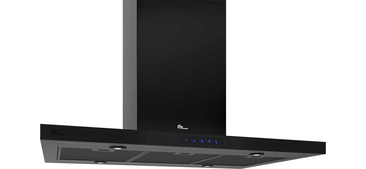 Harwich II 900mm musta ulkoiselle moottorille