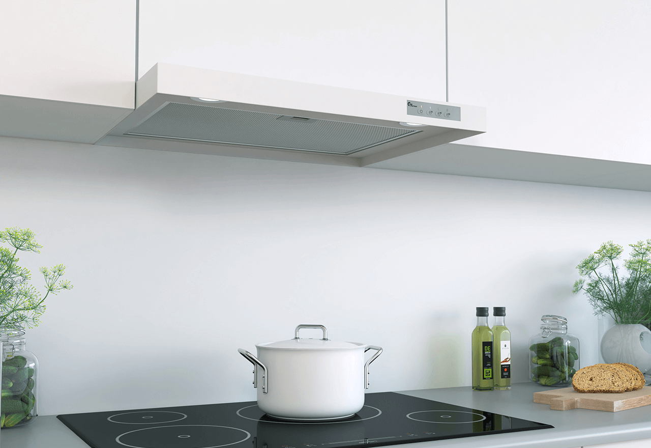 Airslim, 600 mm, valkoinen, keskustuuletus