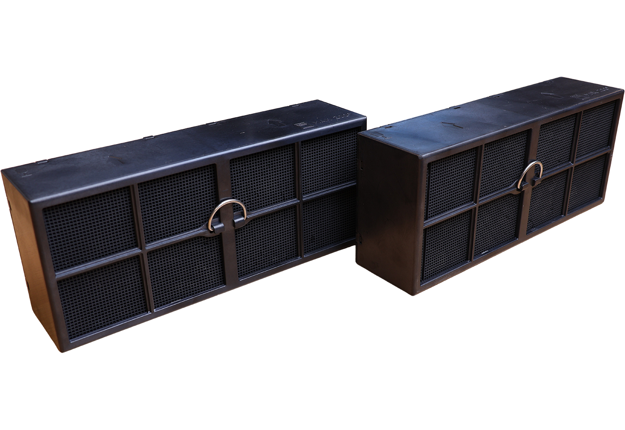 KF75 - Keraaminen hiilisuodatinsetti Downdraftille