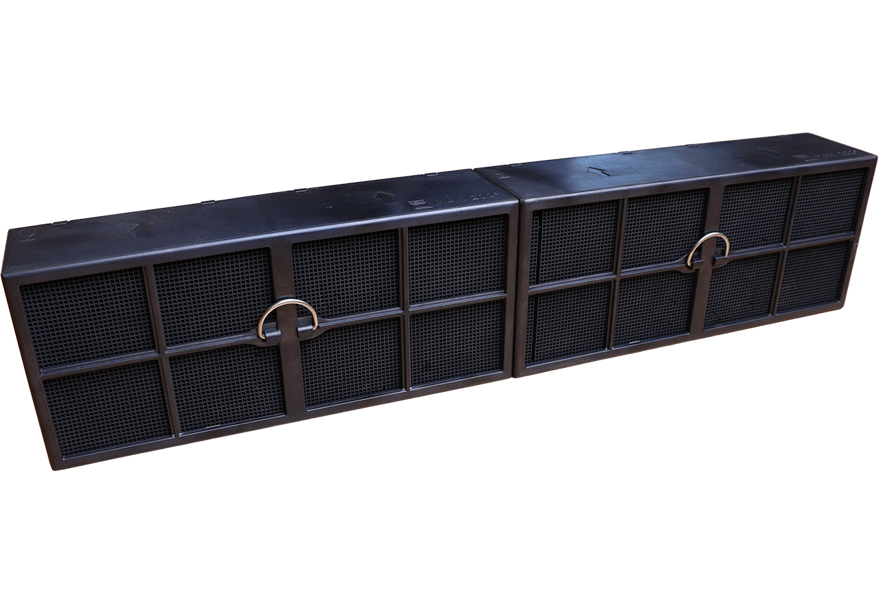 KF75 - Keraaminen hiilisuodatinsetti Downdraftille