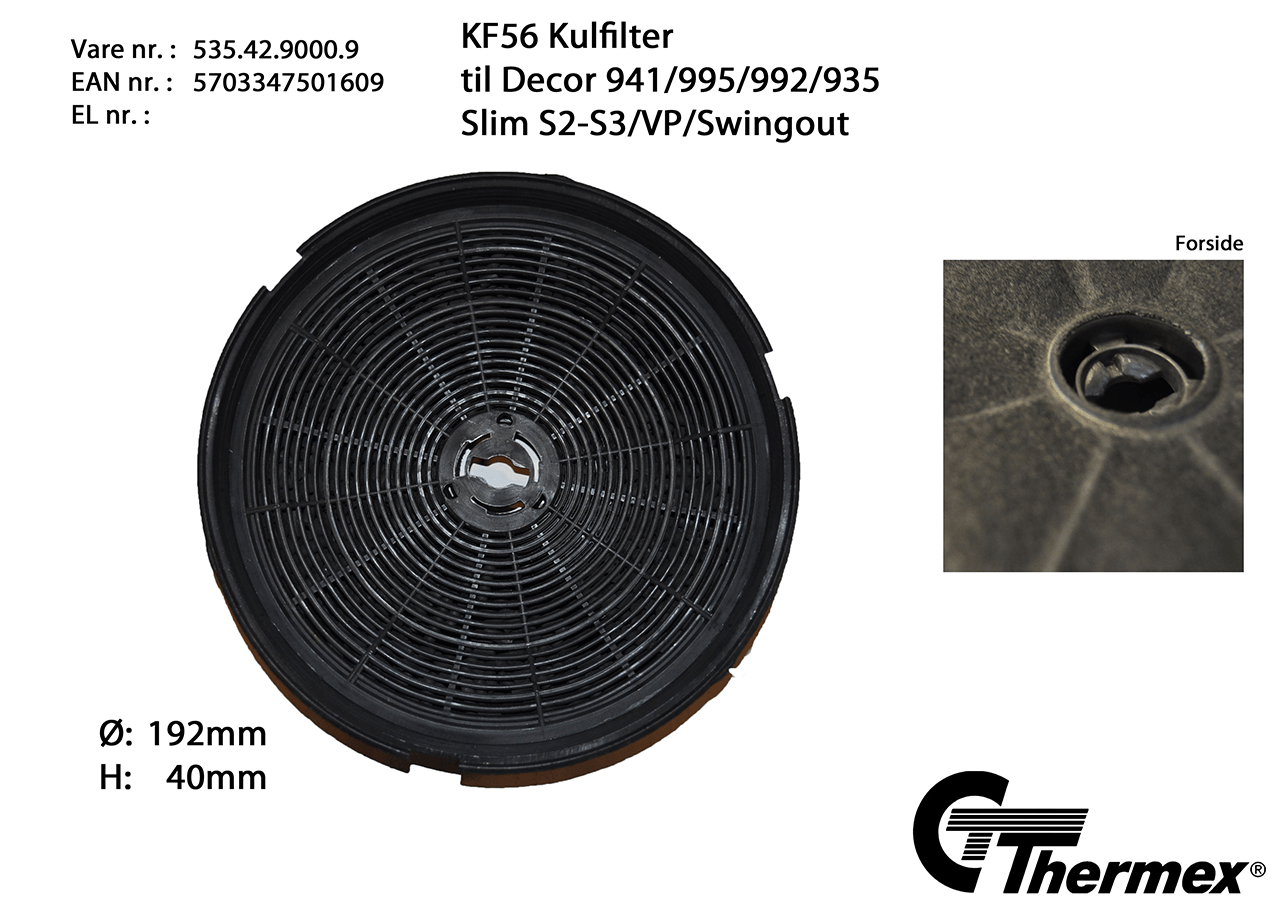 Aktiivihiilisuodatin 535.42.9000.9 KF56