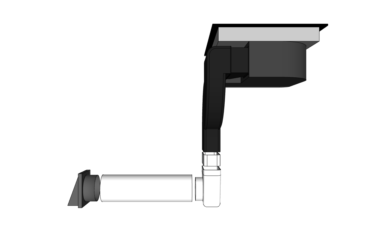 Poistoilmasarja, antrasiitti Downdraft One -malliin