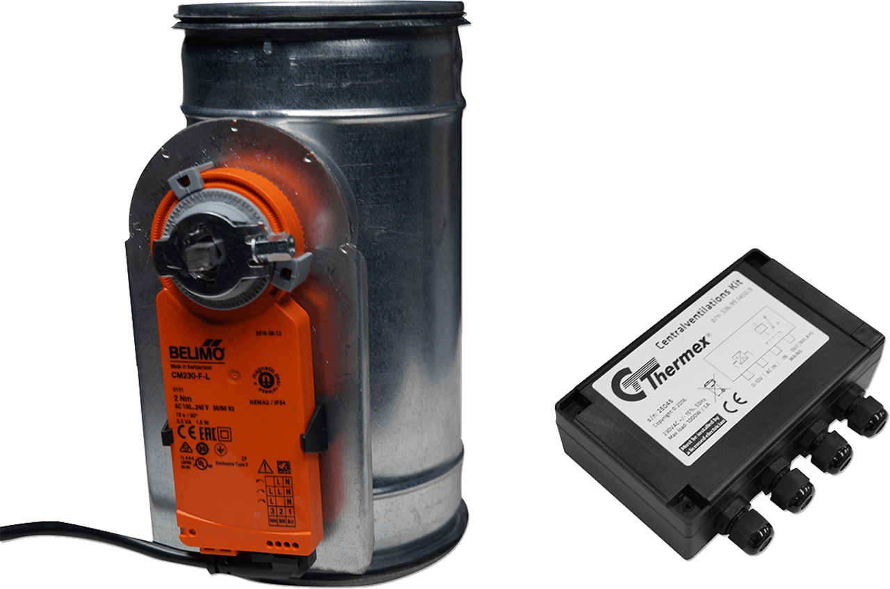 Thermex tehostusventtiili -moduuli Ø125mm Thermex tehostusventtiili -moduuli Ø125mm