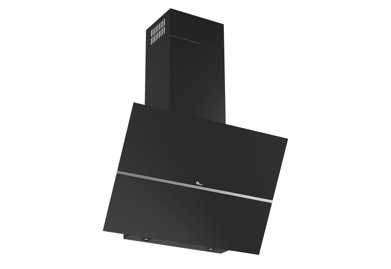 Mini Bordeaux 600mm musta keskusilmanvaihtojärjestelmä