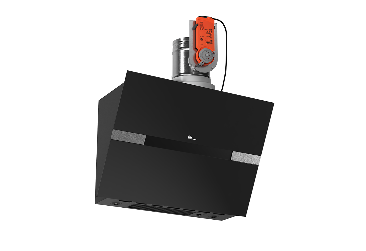 Mini Perpignan 600mm musta keskusilmanvaihtojärjestelmä Mini Perpignan 600mm musta keskusilmanvaihtojärjestelmä