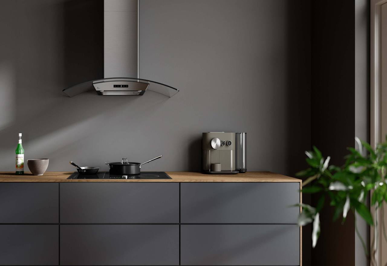 Derby II 90 cm rst/lasi omalla moottorilla