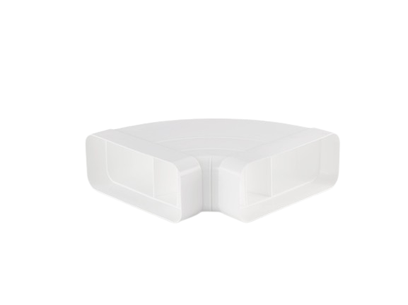 Vaakasuora 90° käyrä 222x89mm Vaakasuora 90° käyrä 222x89mm