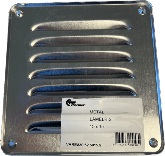 Metallisäleikkö 15x15 cm