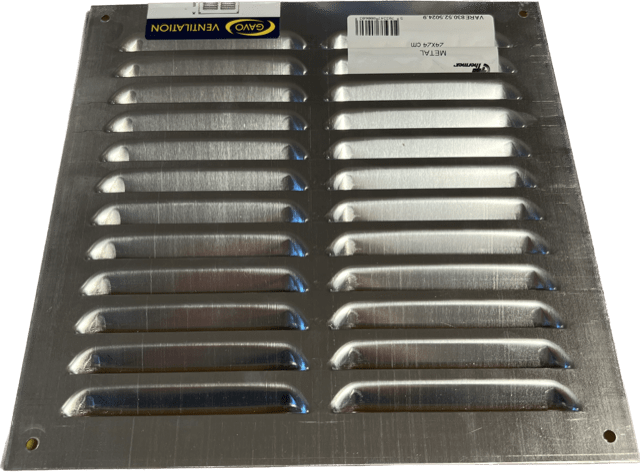 Metallisäleikkö 25x25 cm