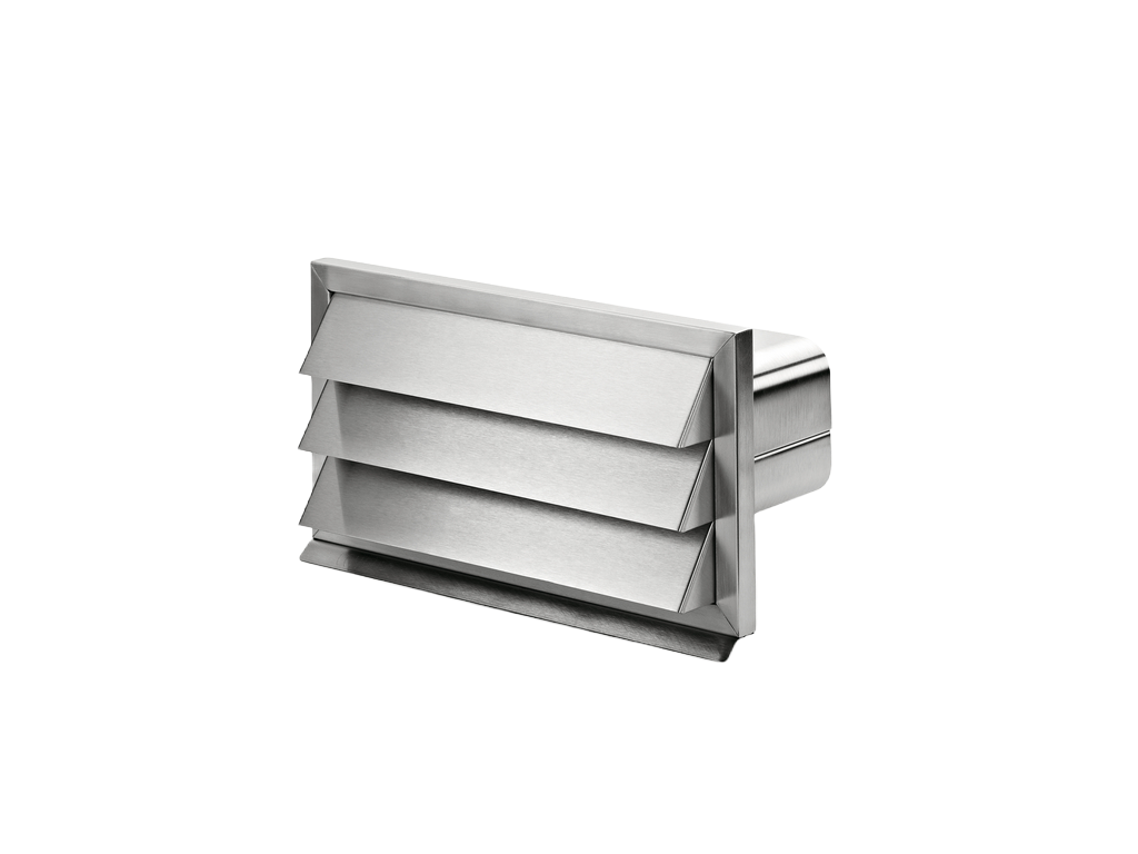 Ulkosäleikkö rst 290x160mm - 222x89mm kantikkaalle kanavalle