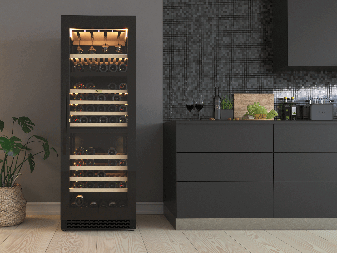 Winemex 145 - kolme vyöhykettä